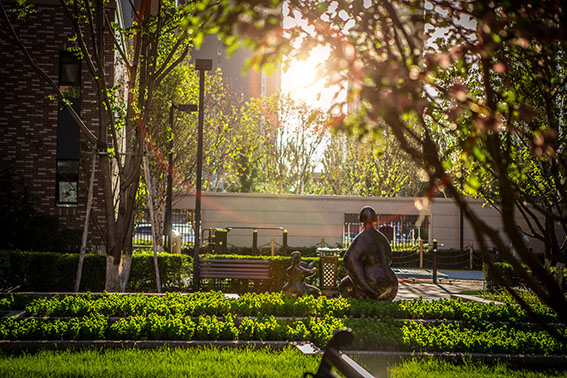 万科城项目45#地翡翠公园示范区